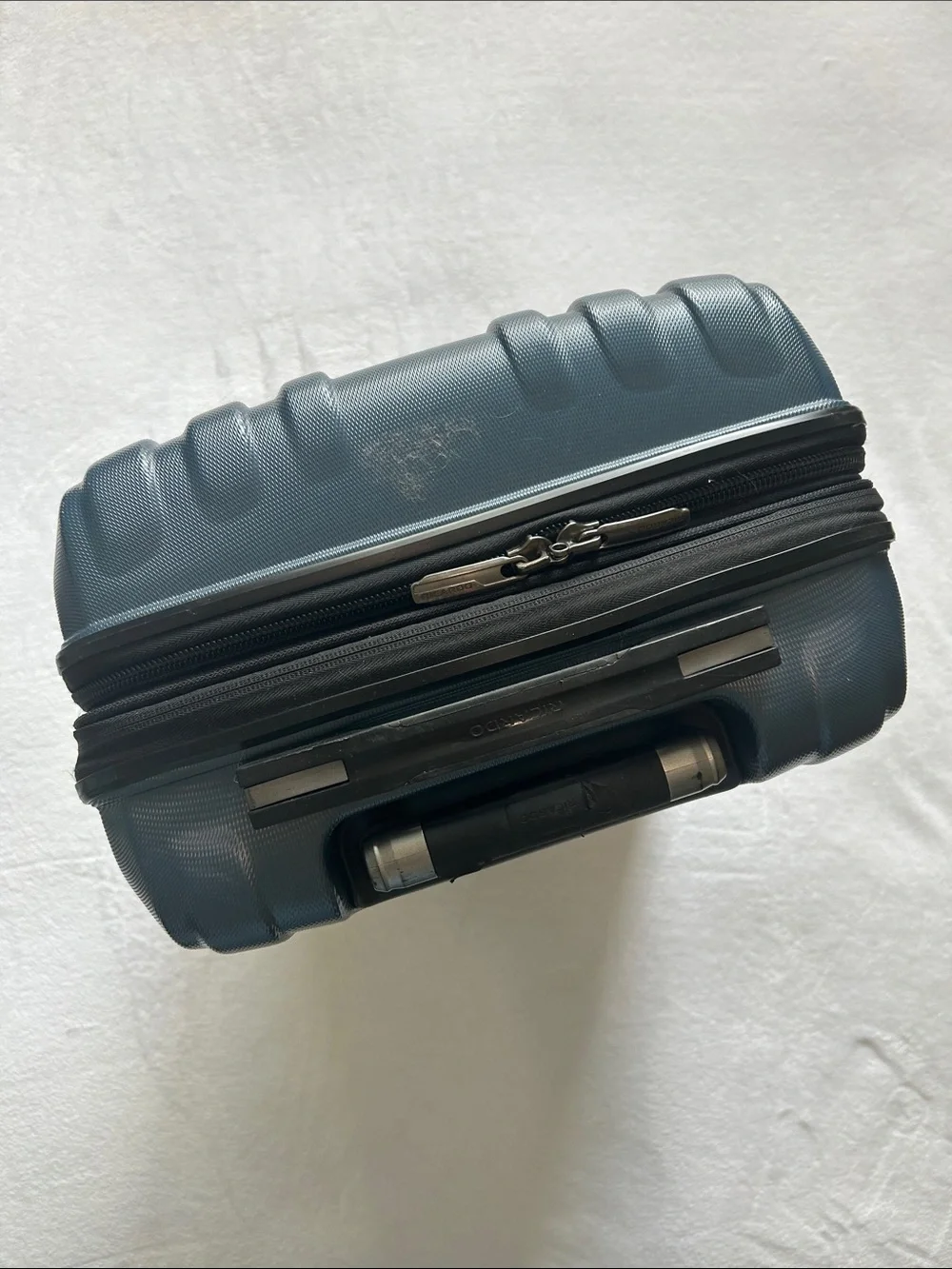 Ricardo Navy Blue Carry-On Spinner Luggage